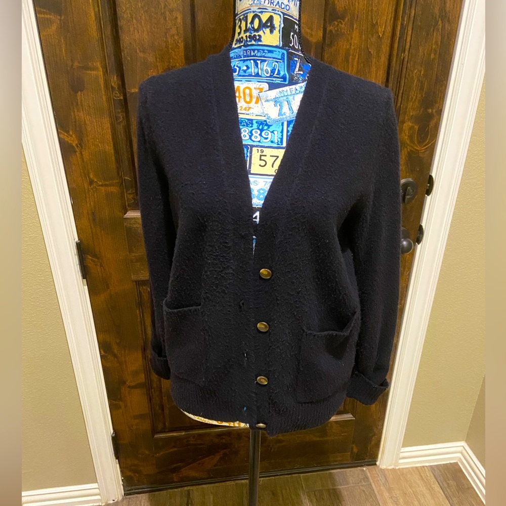 J. Crew cozy sweater button up, S